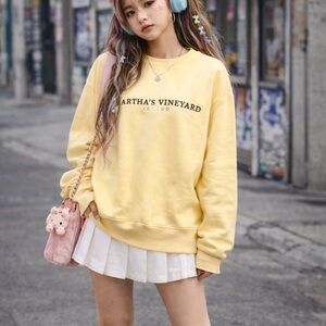 Yellow Crewneck Longsleeve